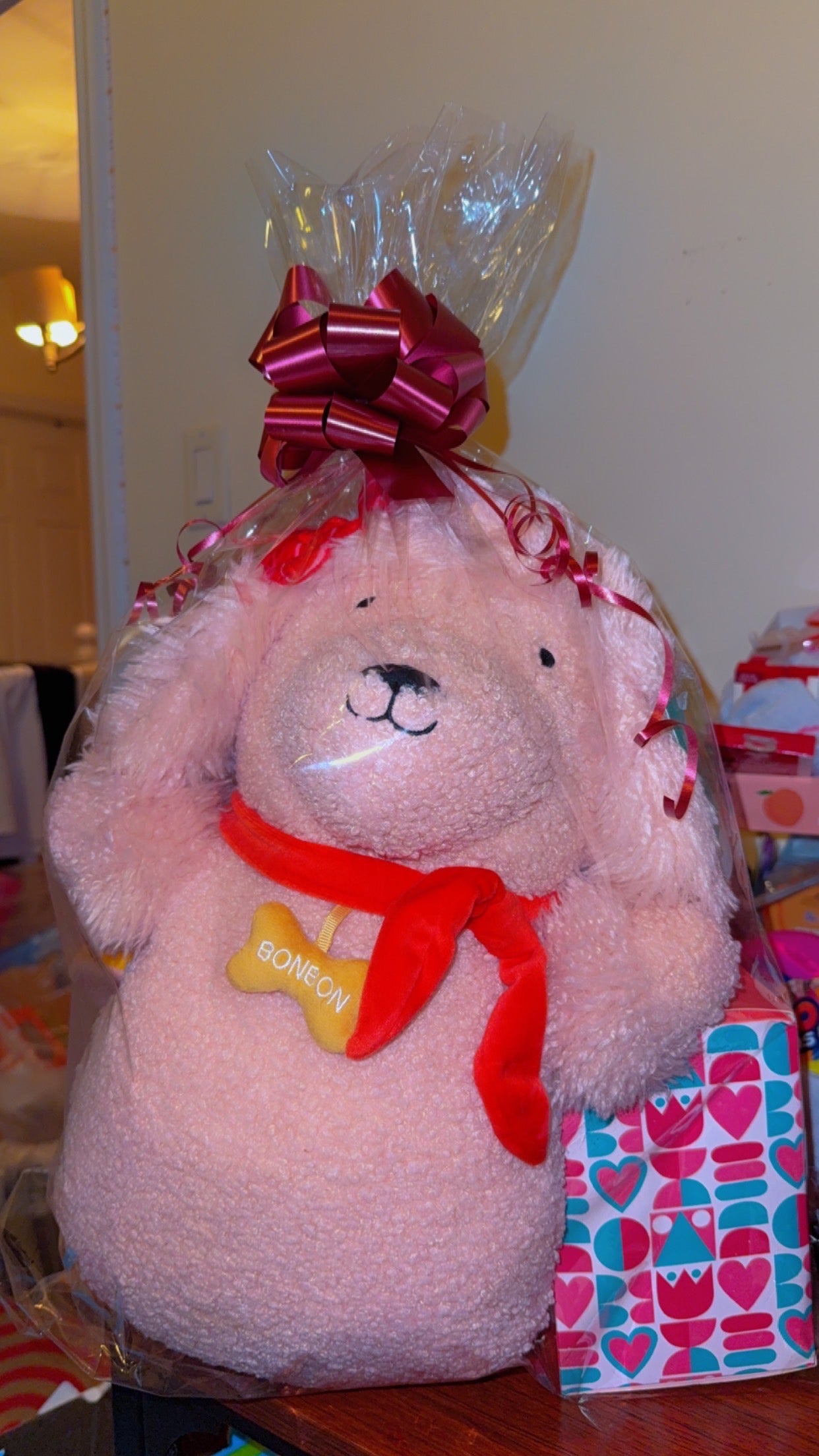 Weighted pillow plush gift basket for any occasion