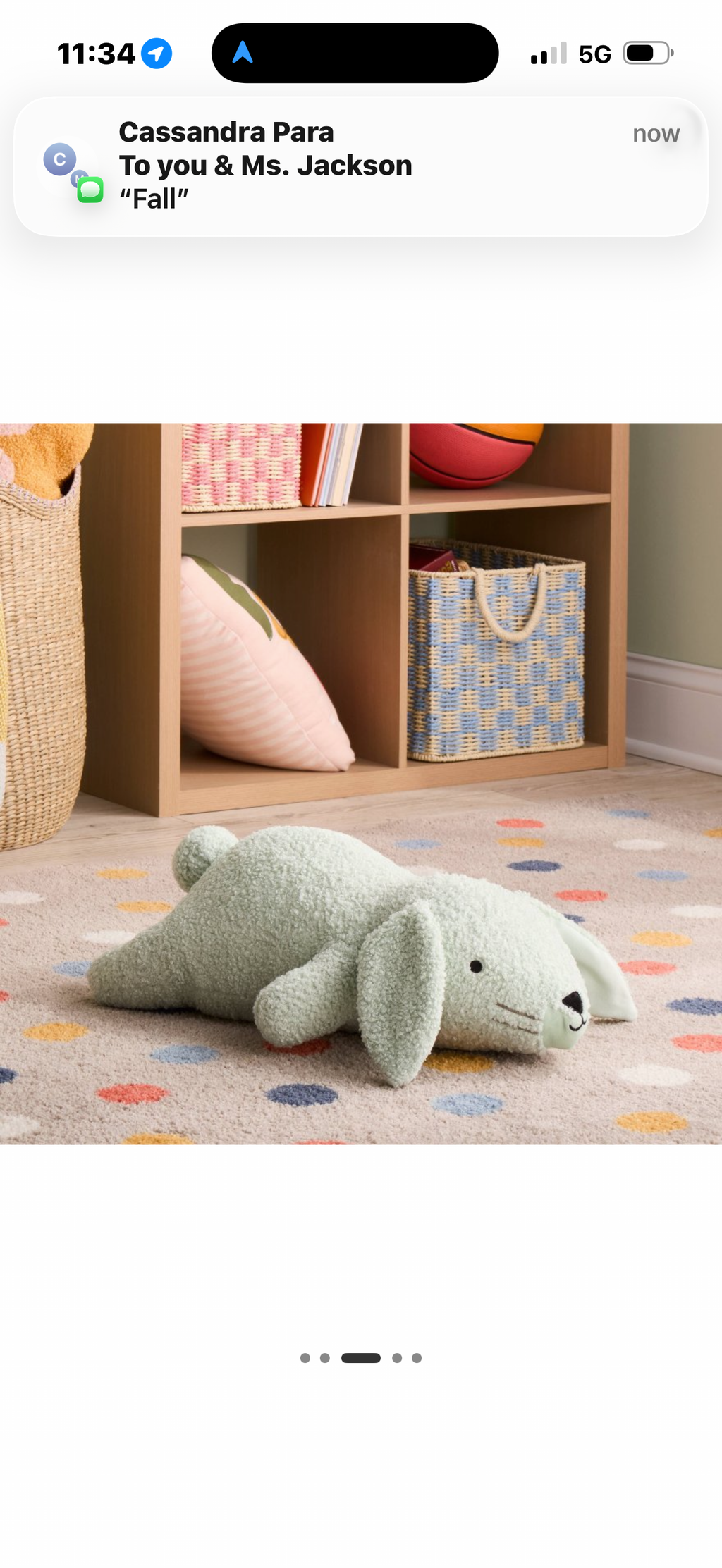 Bunny Weighted Plush Kids