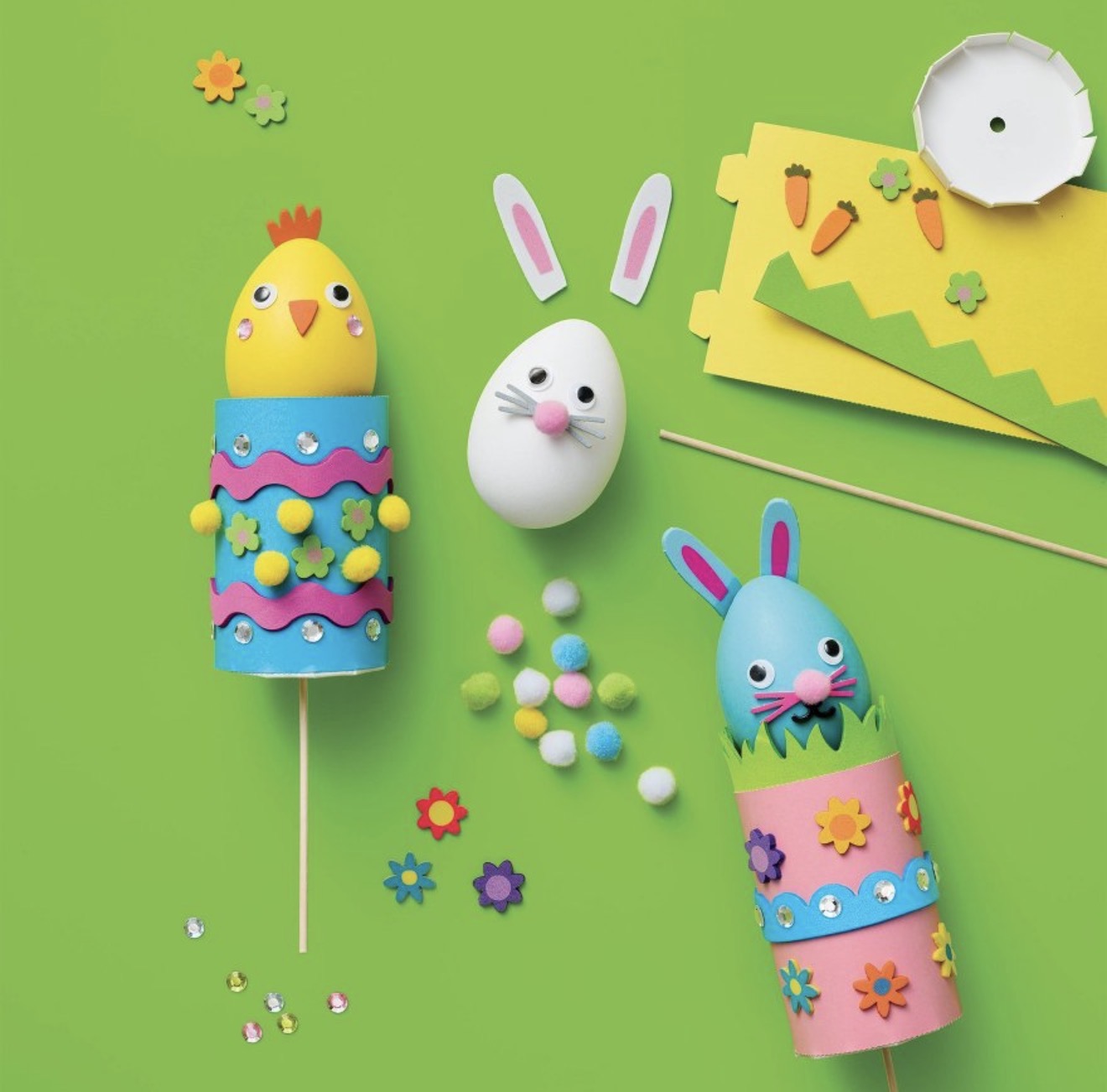 Pop-Up Puppets 3ct Craft Activity Kit - Mondo Llama