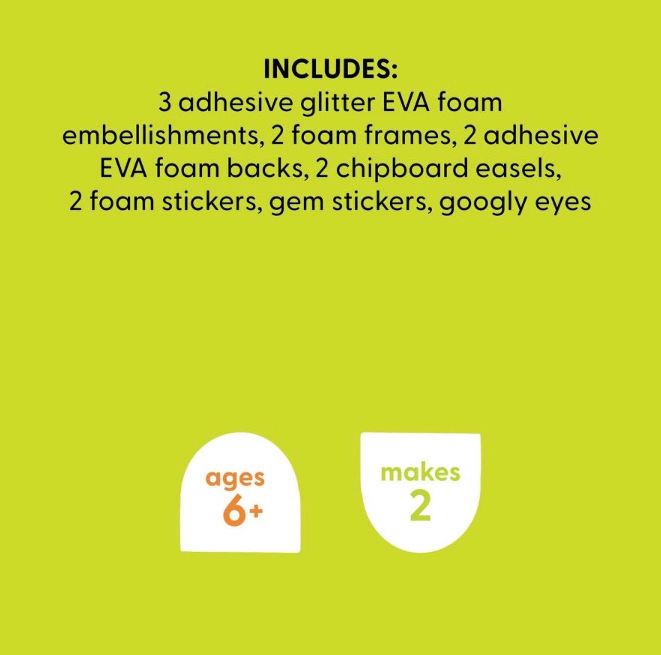 2ct Foam Frame Activity Kit - Mondo Llama