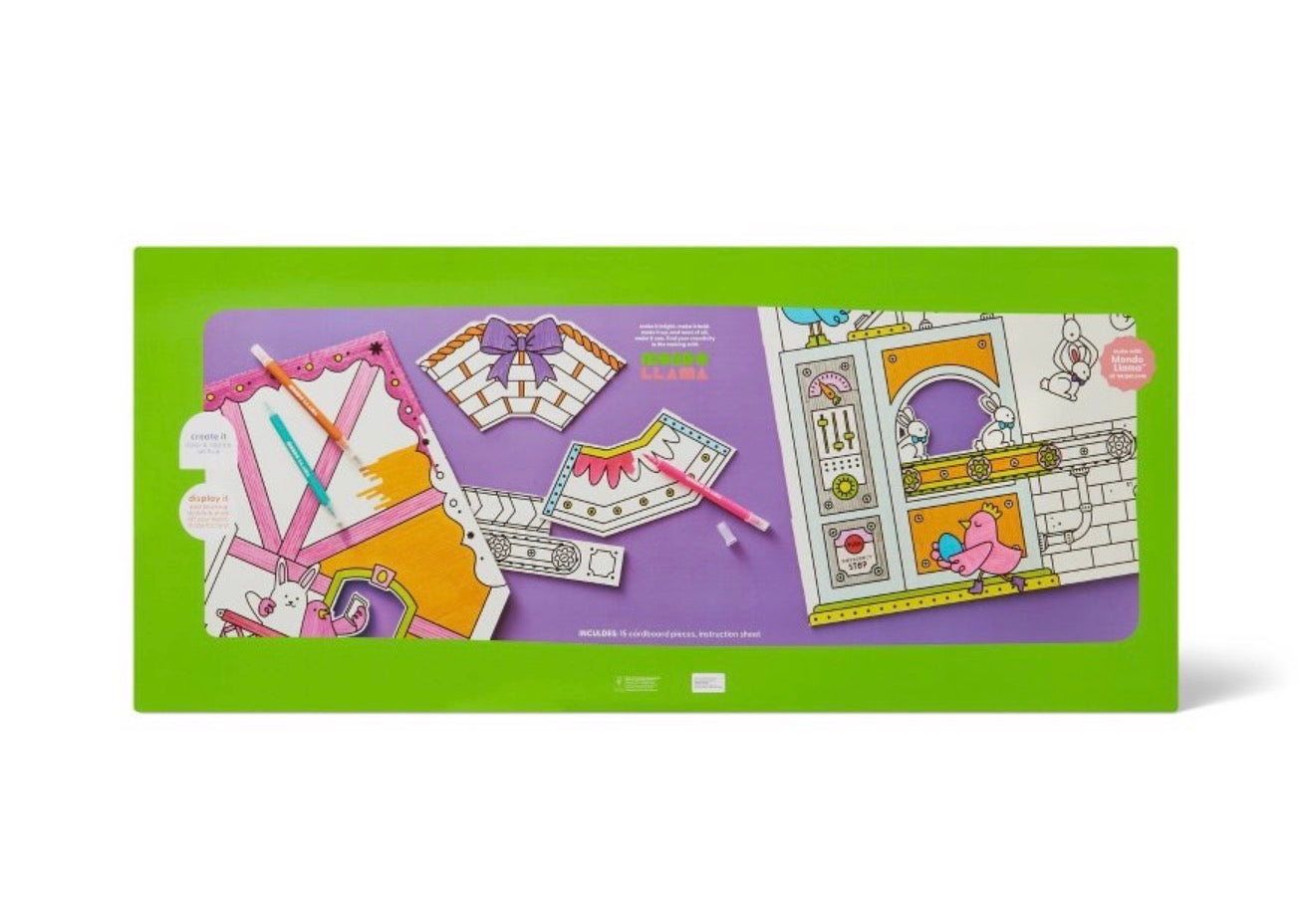 Color-Your-Own Egg Factory Fort - Mondo Llama