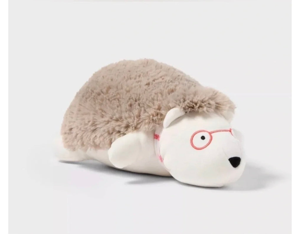 Hedgehog Kids Mini weighted Plush Throw Pillow