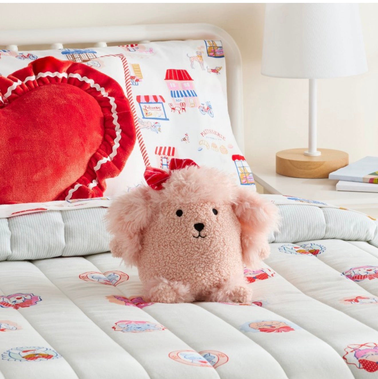 Poodle Kids Mini Weighted Plush Throw Pillow